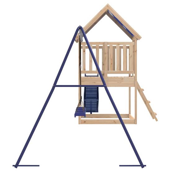 Aire de jeux d'extérieur - Jeu Plein air enfant bois de pin massif rj35 - Image 5