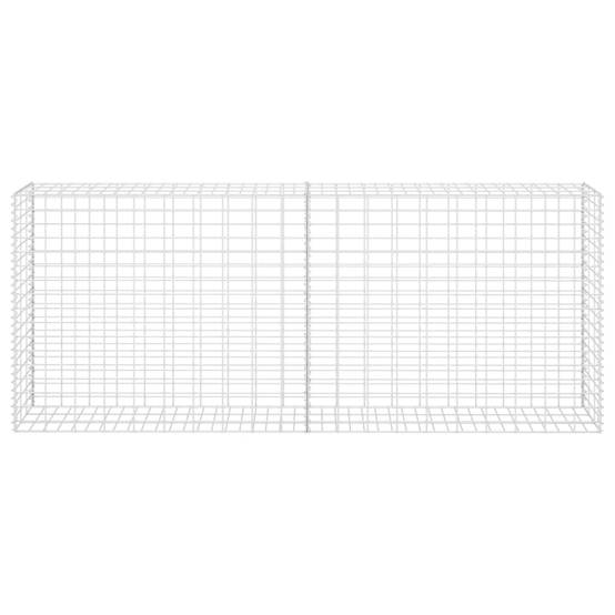 PANGIVO - Panier de gabion Acier inoxydable argenté 85 x 30 x 200 cm - PANGIVO - Image 3