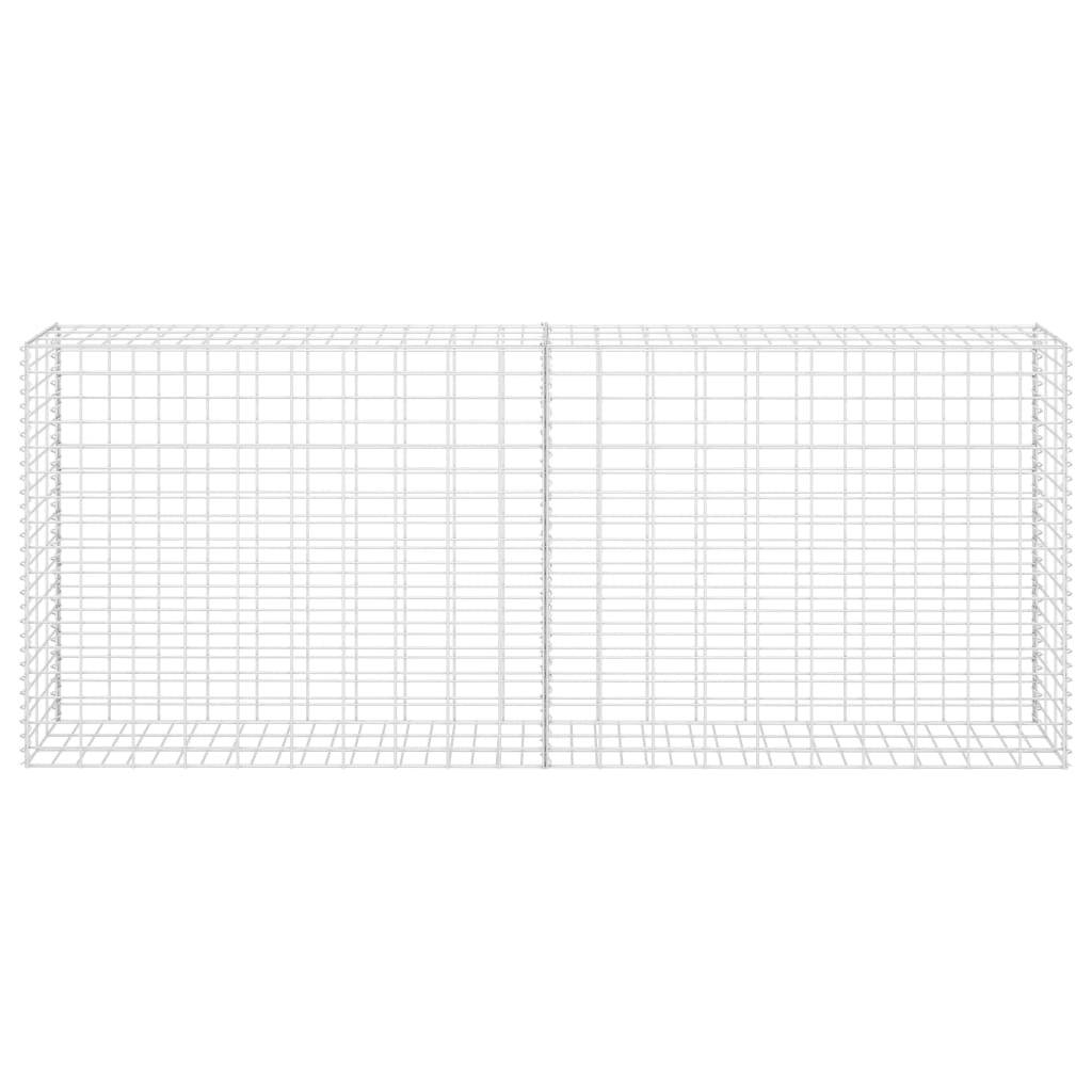 PANGIVO - Panier de gabion Acier inoxydable argenté 85 x 30 x 200 cm - PANGIVO - Image 3
