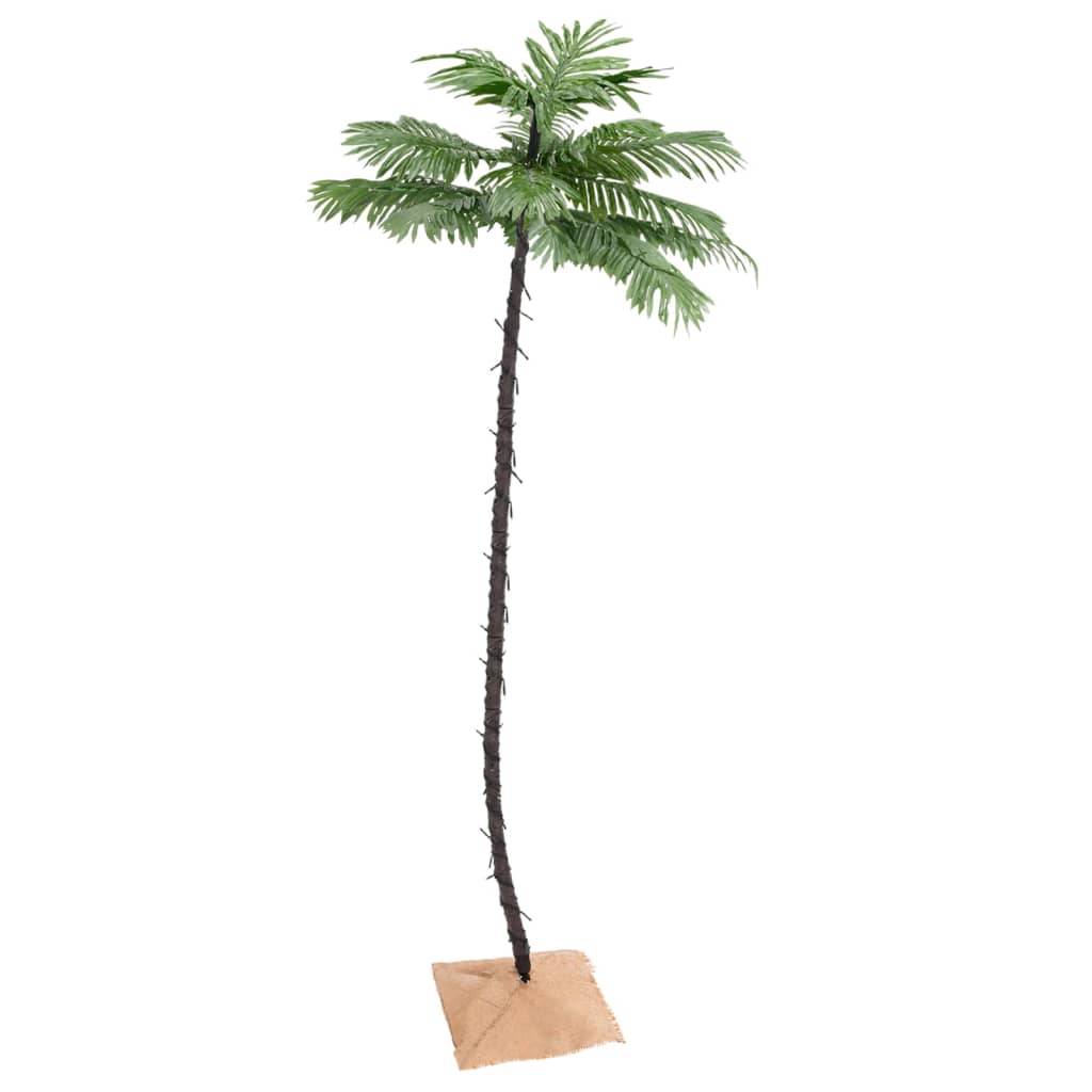 Vidaxl - Palmier à LED 136 LED Blanc chaud 220 cm vidaXL 345139 - Image 2