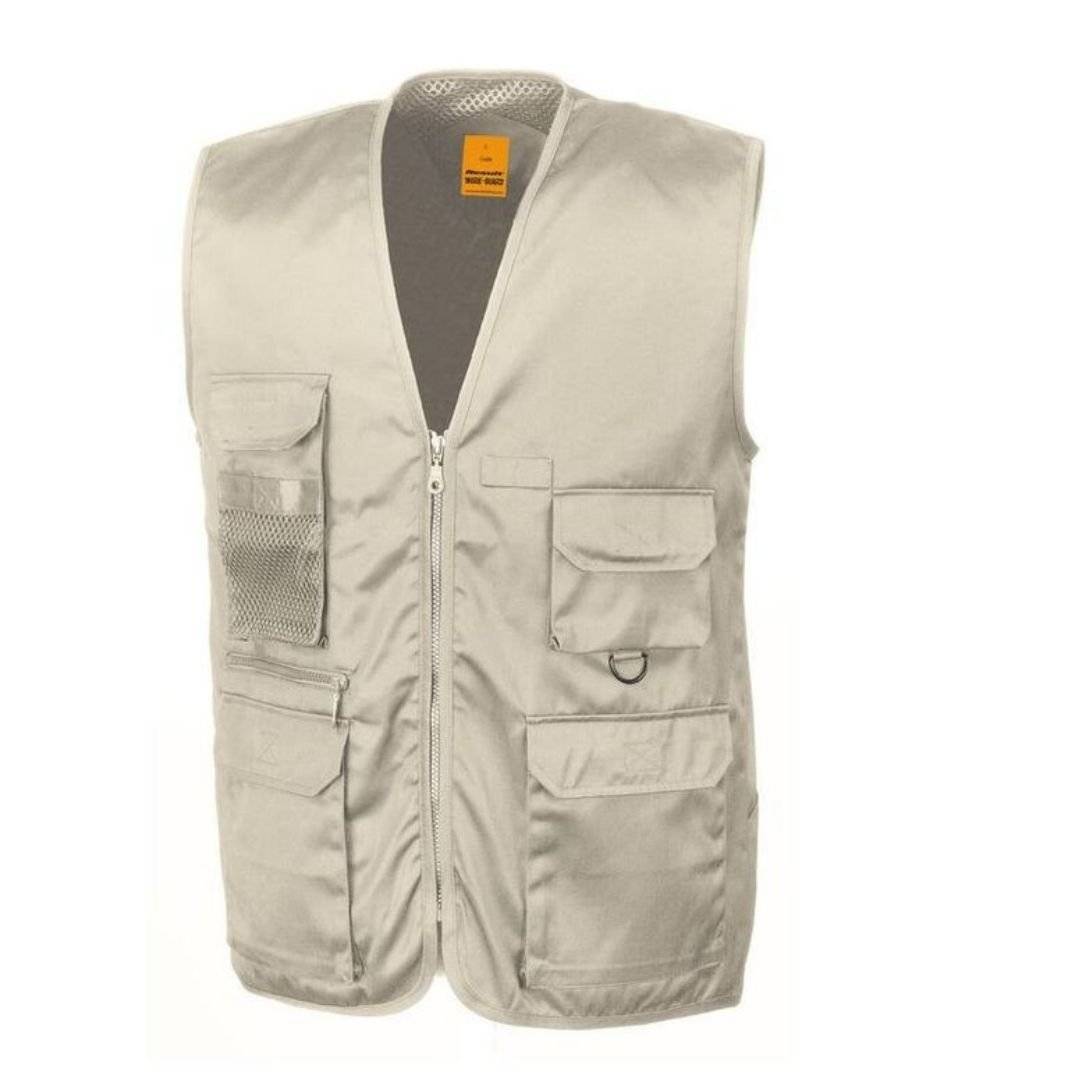 Gilet multipoches SAFARI Result Camel L