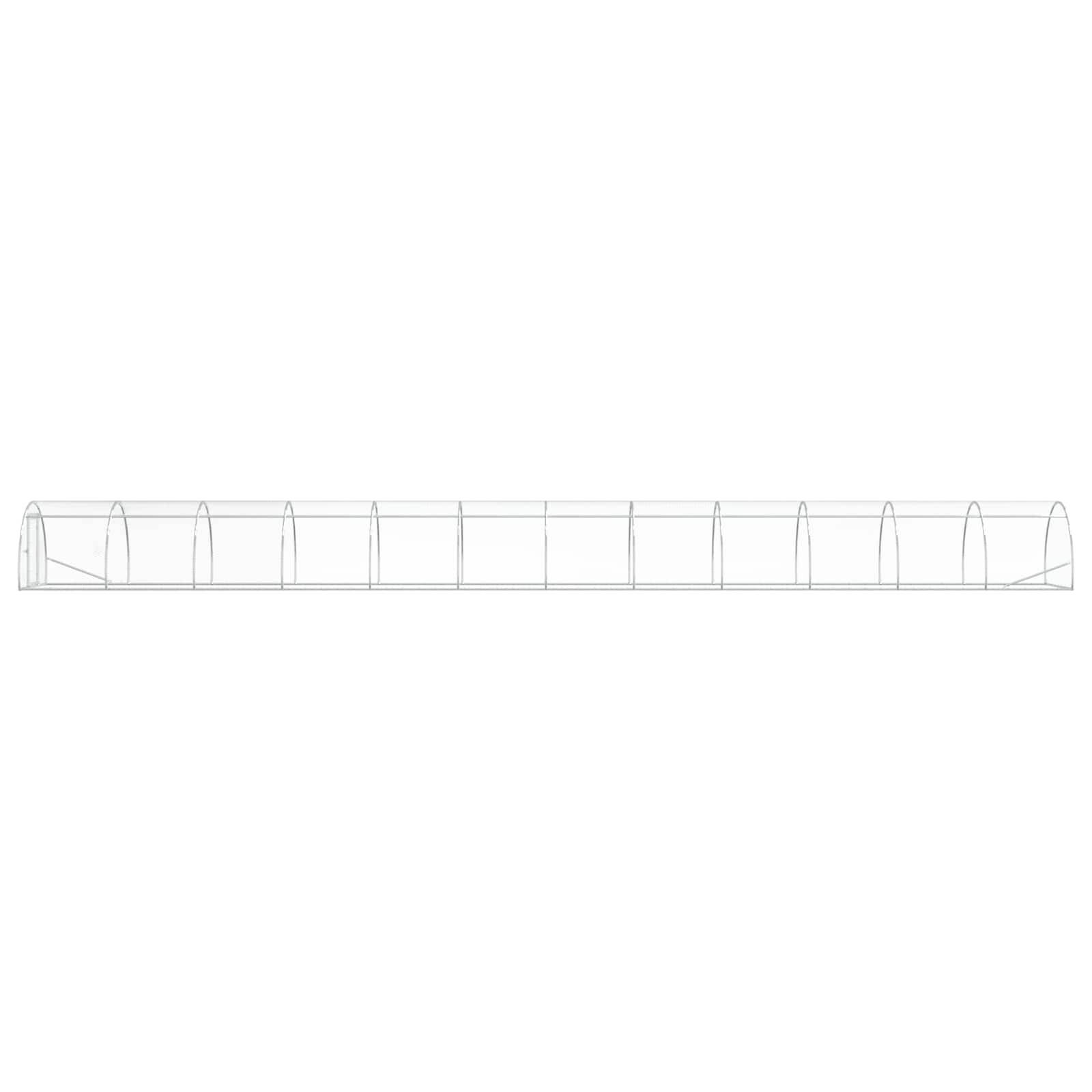 Vidaxl - Poulailler Argenté 1200 x 150 x 100 cm Acier galvanisé vidaXL 3434665 - Image 6