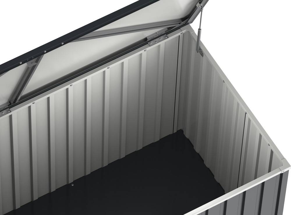 Duramax - Coffre de rangement métal 1,27m² - 1,74 x 0,73 m - Anthracite Duramax - Image 6