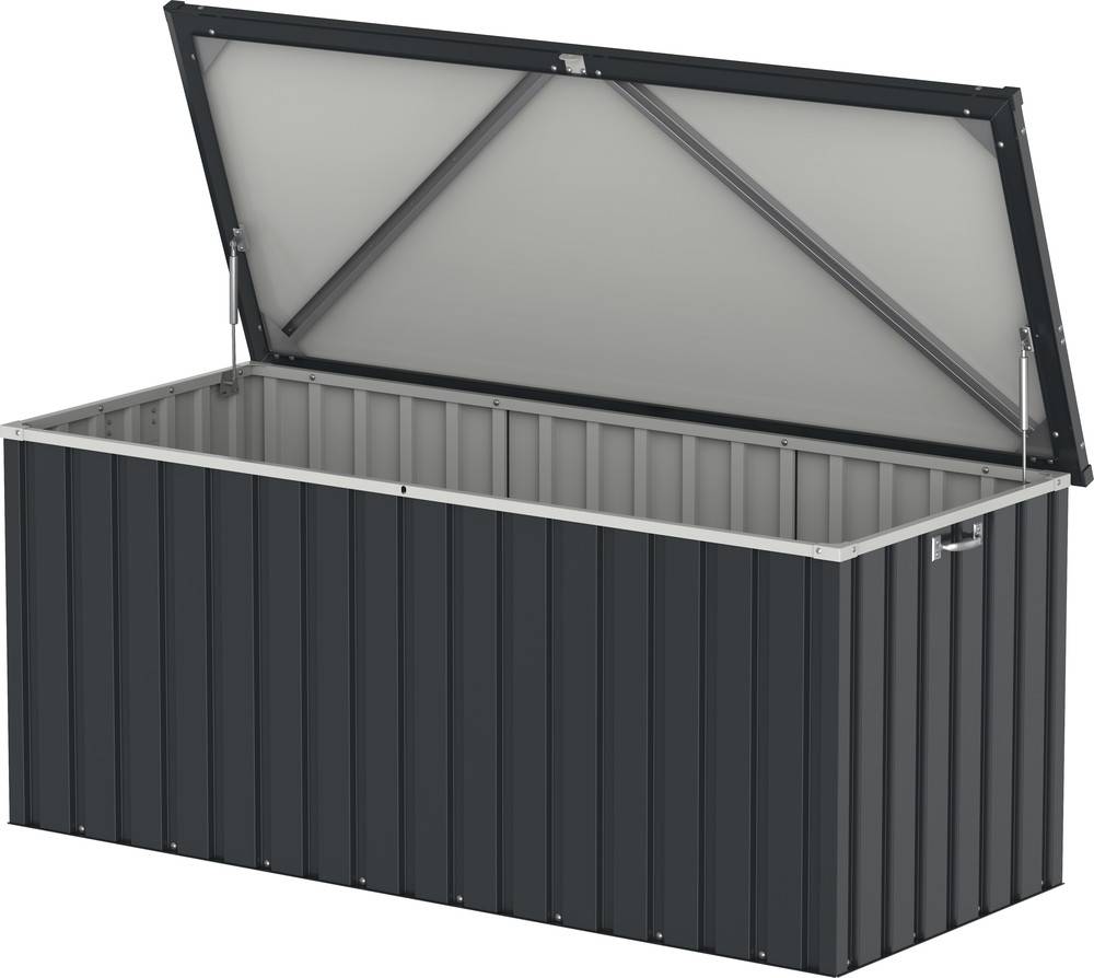 Duramax - Coffre de rangement métal 1,27m² - 1,74 x 0,73 m - Anthracite Duramax - Image 2