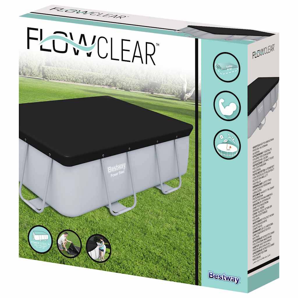 Couverture de piscine - Accessoires de piscine Flowclear 269x179 cm PC371 - Image 4