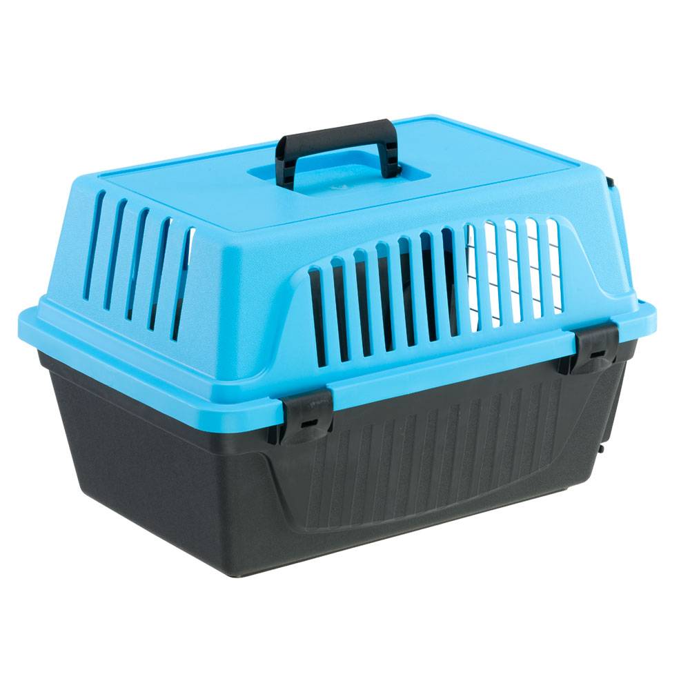 Ferplast - Ferplast Caisse de Transport Chat, Cage de Transport pour Chiens Petits et Chats jusqu'à 5 Kg, Porte en Fer Plastifié, Fentes d'aération, 32,5 x 48 x - Image 6