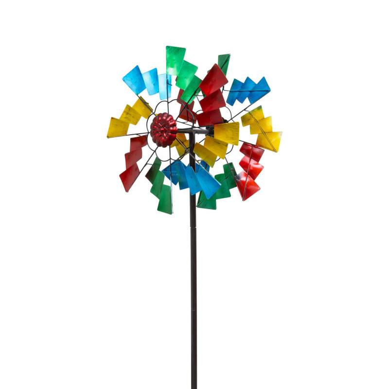 Girouette métallique décorative - double rotation cinétique - Image 1