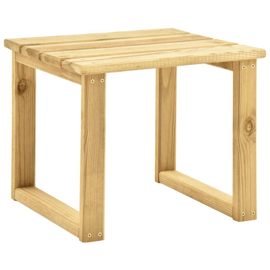 Helloshop26 - Transat chaise longue bain de soleil lit de jardin terrasse meuble d'extérieur 198 cm avec table et coussin pin imprégné - Image 4