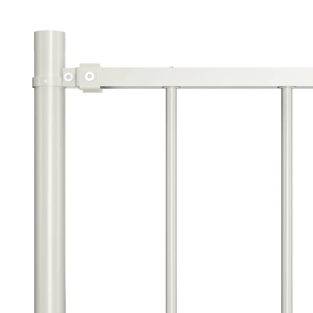 PANGIVO - Panneau de clôture acier thermolaqué blanc 170 x 75 cm avec poteaux - PANGIVO - Image 3