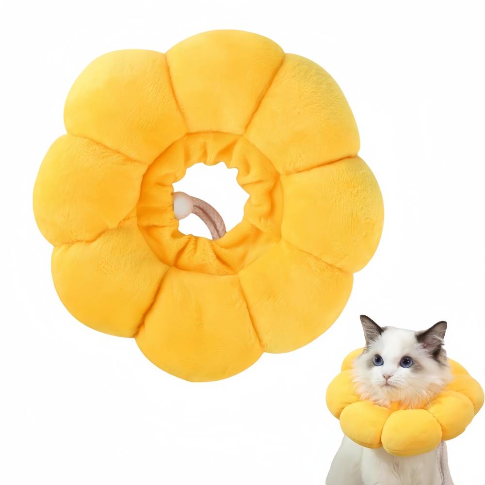 IntiMeg - Collier anti-léchage en forme de tournesol pour chat et chien IntiMeg - Image 1