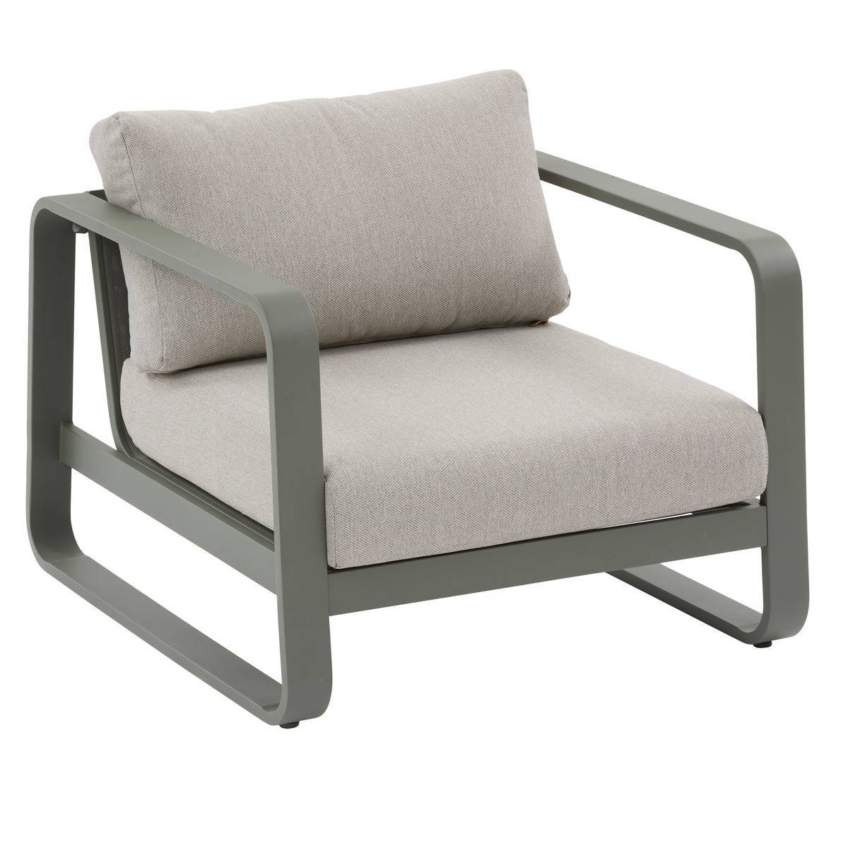 Hesperide - Fauteuil de salon de jardin Domilly vert laurier Hespéride - Image 1