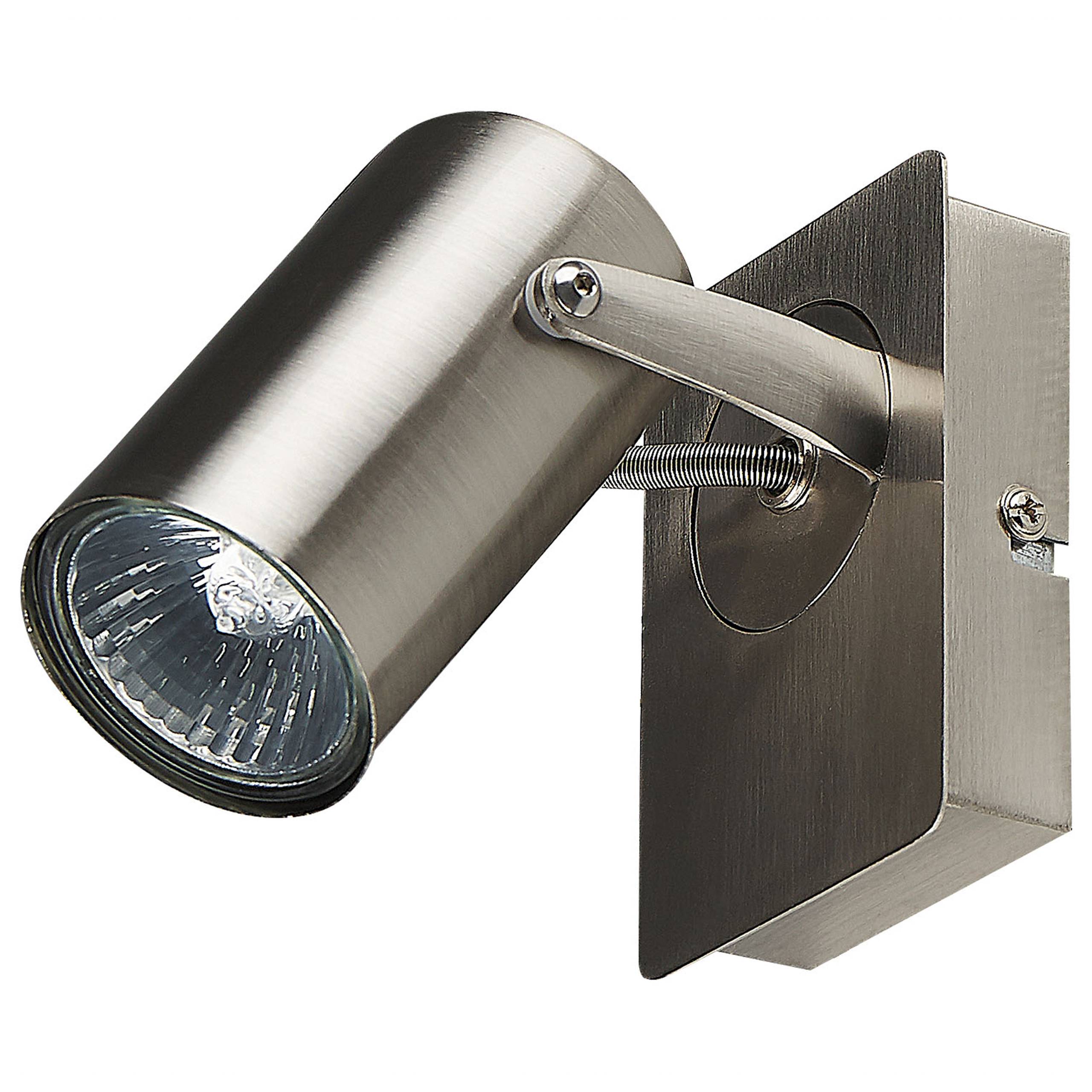 Beliani - Lampes projecteur Métal Argenté KLIP - 10x7x15- Beliani - Image 4