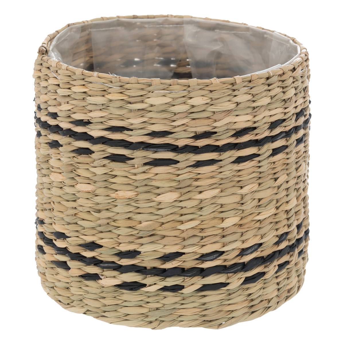 Lot de 2 Cache-pots en fibre naturelle D 16 et D 14 cm - Image 5