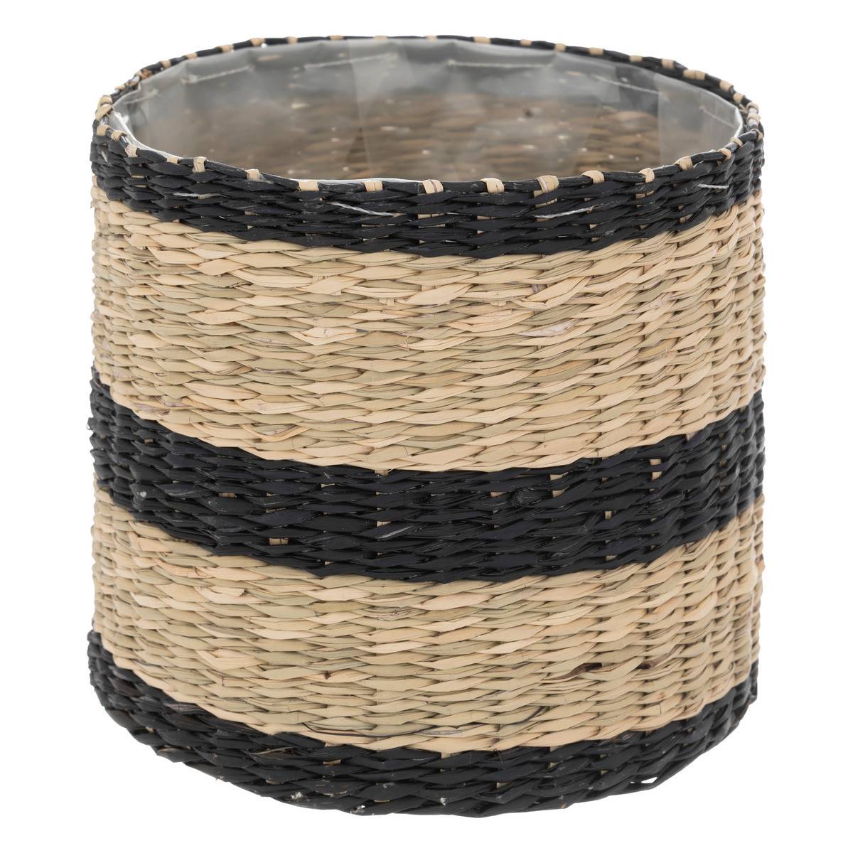 Lot de 2 Cache-pots en fibre naturelle D 16 et D 14 cm - Image 4
