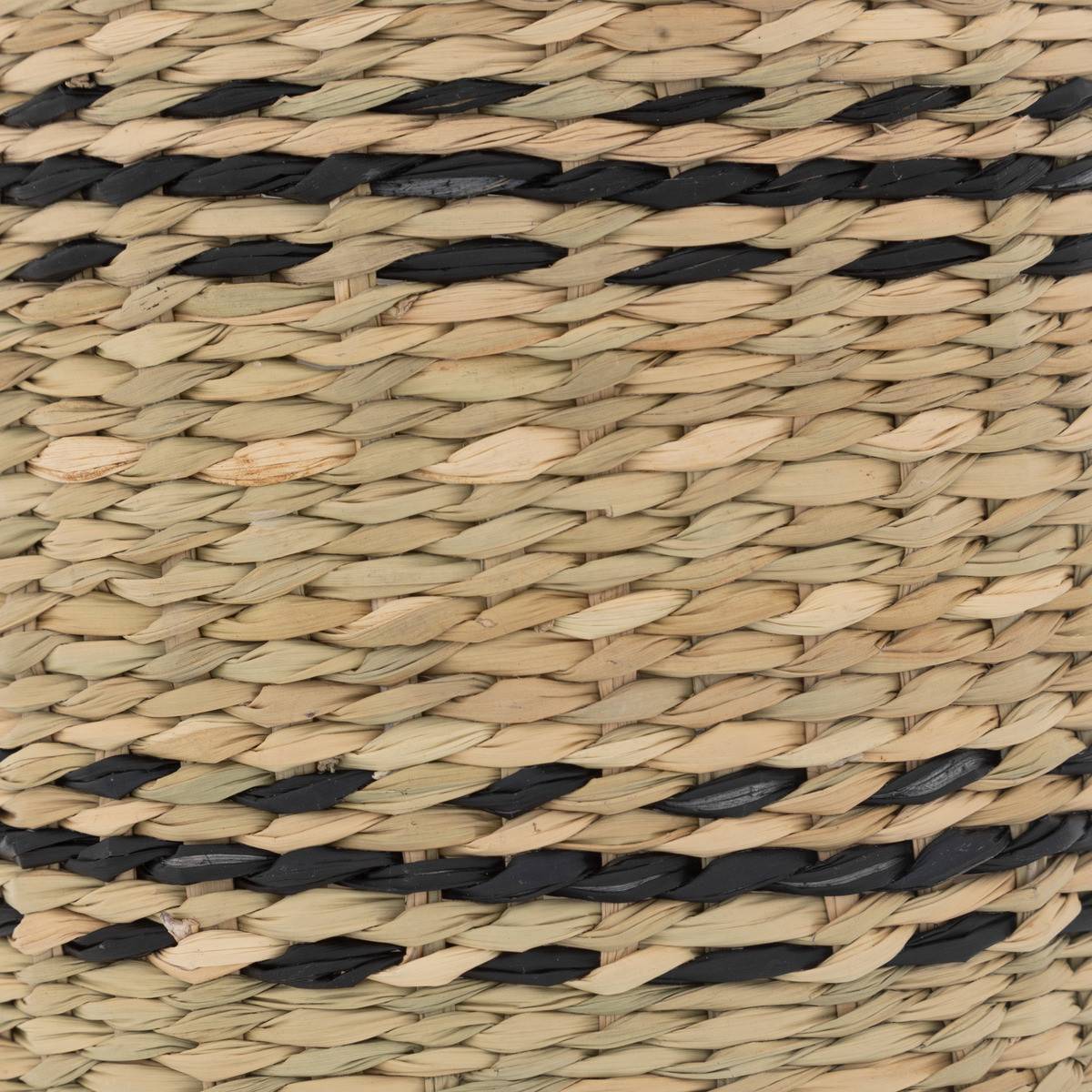 Lot de 2 Cache-pots en fibre naturelle D 16 et D 14 cm - Image 3