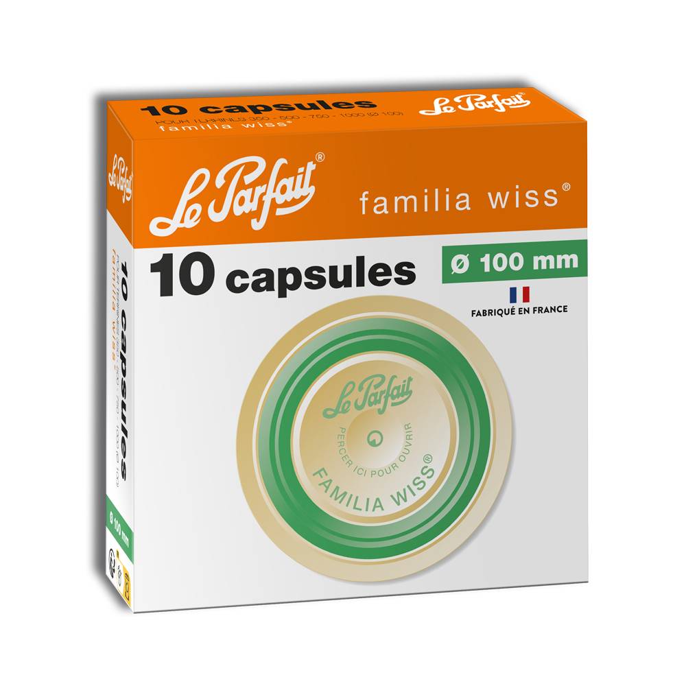 Le Parfait - Boîte de 10 capsules familia wiss 100 mm - Image 2