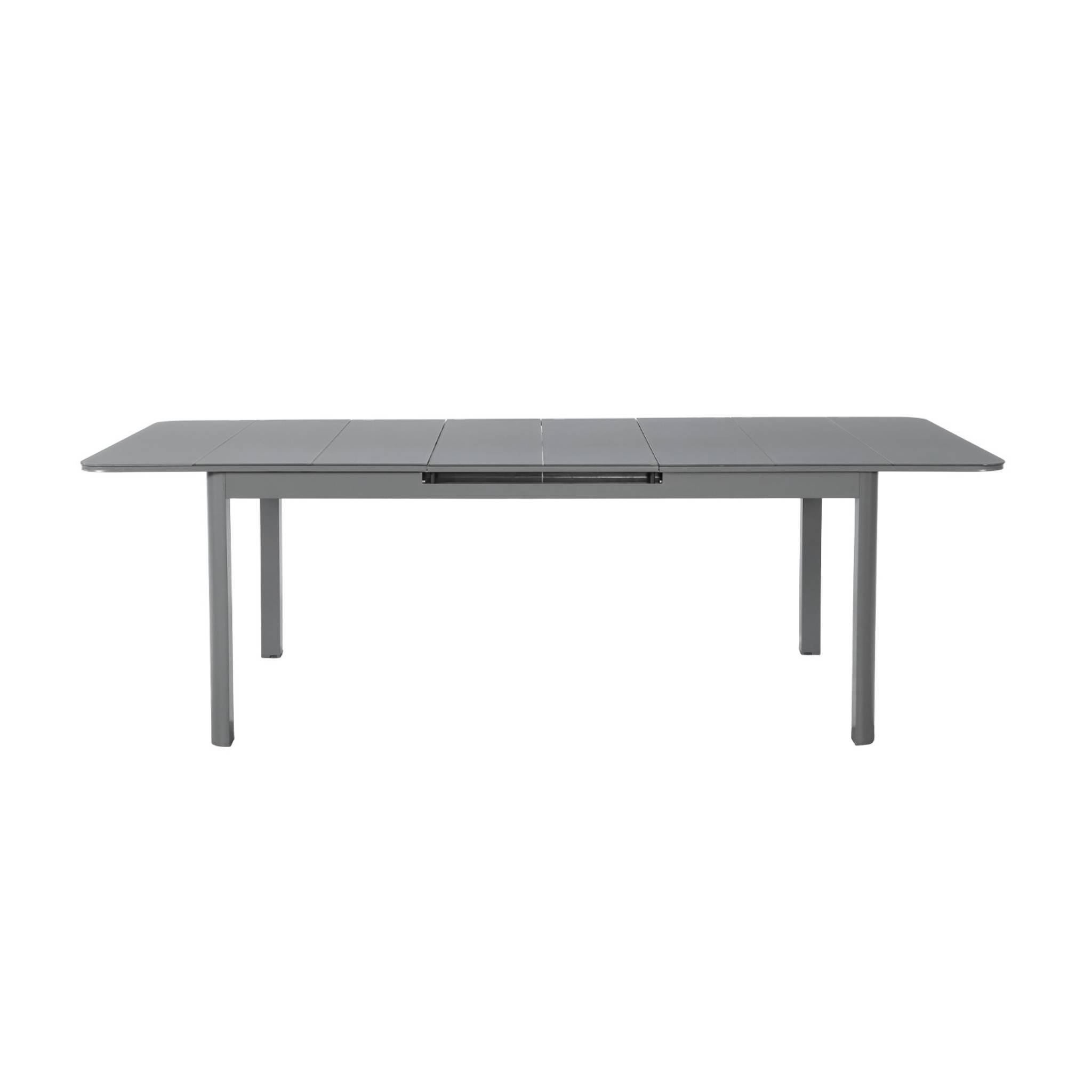 Table de jardin extensible aluminium 8 places anthracite - Soria | sweeek - Image 5