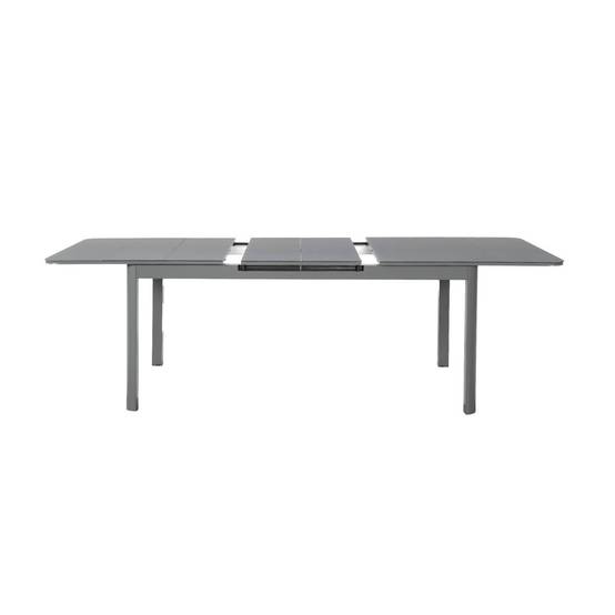 Table de jardin extensible aluminium 8 places anthracite - Soria | sweeek - Image 3