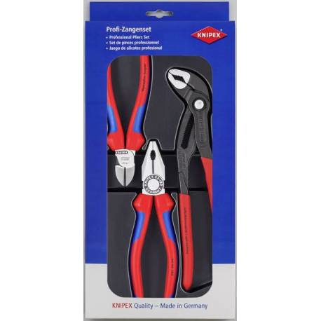 Knipex - Jeu de 3 pinces professionnelles KNIPEX - 00 20 09 V01