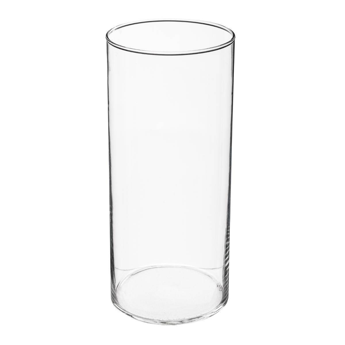 Atmosphera - Vase cylindre verre H30cm - Atmosphera Créateur d'intérieur