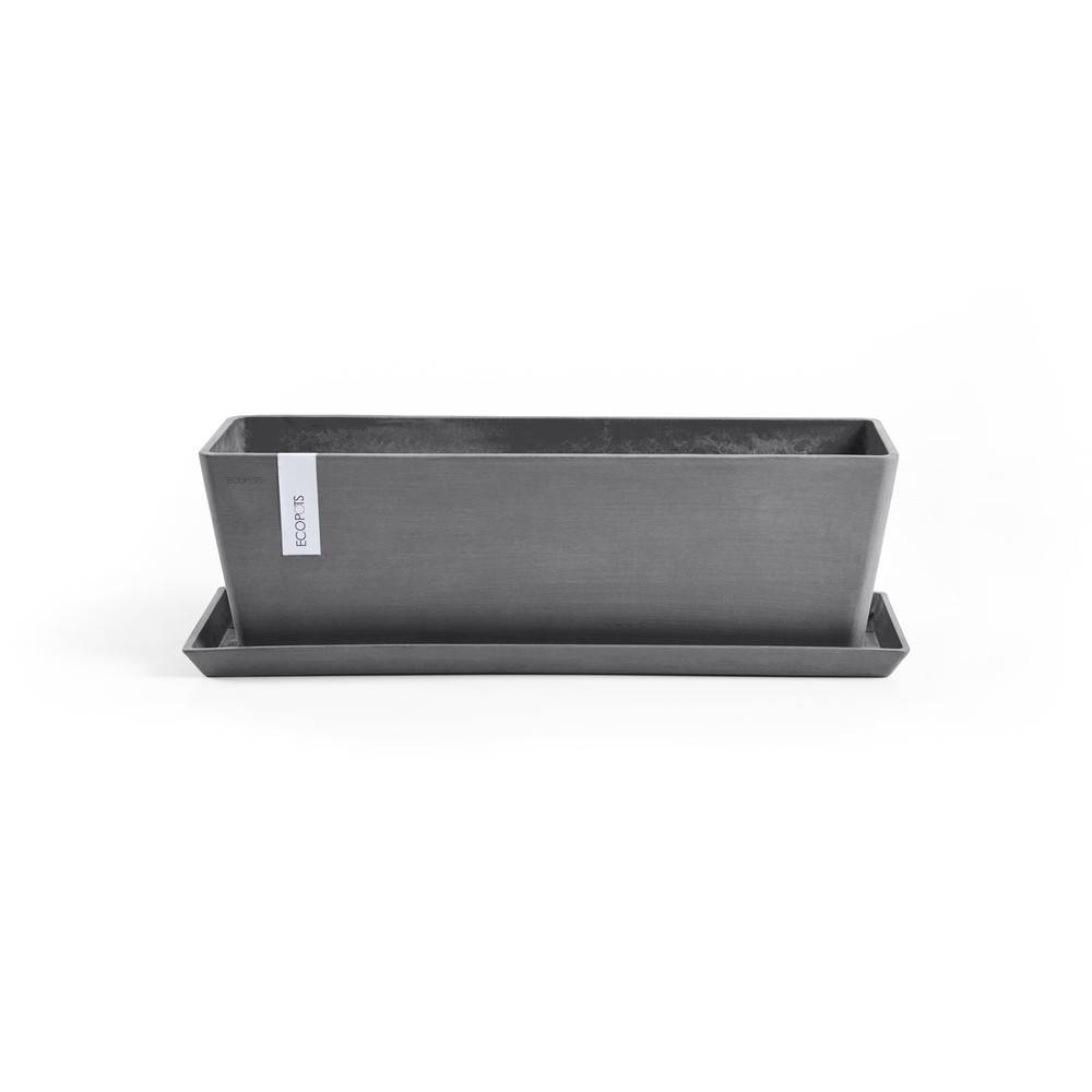 Ecopots - Pot Rectangulaire Bruges 65 New Gris - 65 x 17 x H. 17 cm - 13,5 L ECOPOTS - Image 4