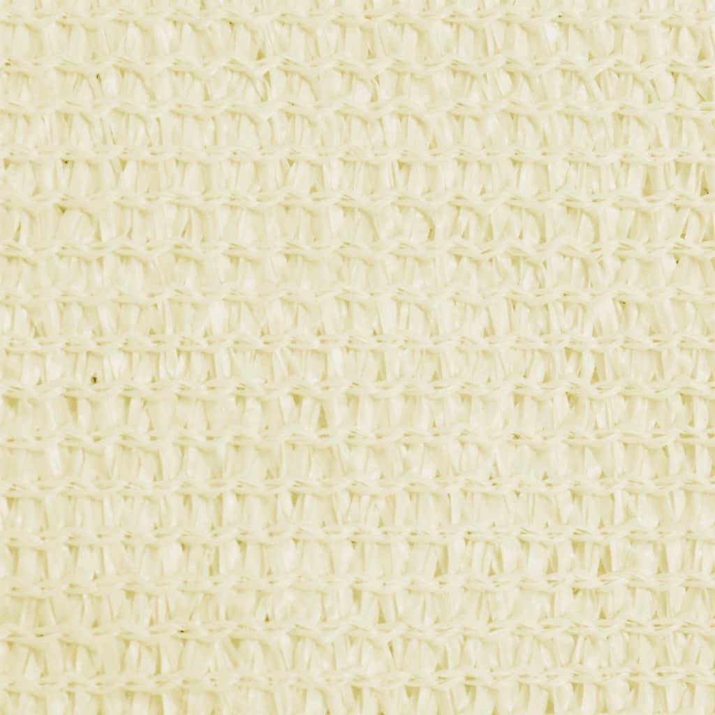 Helloshop26 - Voile toile d'ombrage parasol 160 g/m² crème 3/4 x 2 m PEHD - Image 3