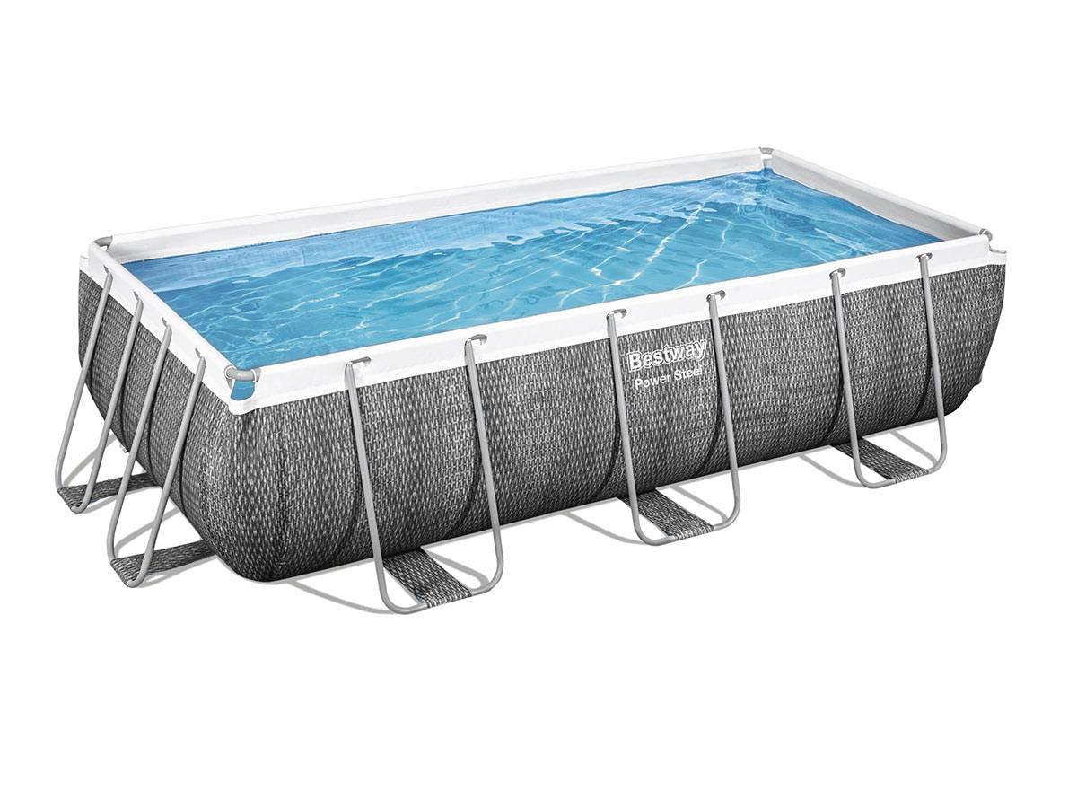 Bestway - Piscine tubulaire rectangulaire Power Steel 4,04 x 2,01 x 1,00 m - Bestway - Image 2