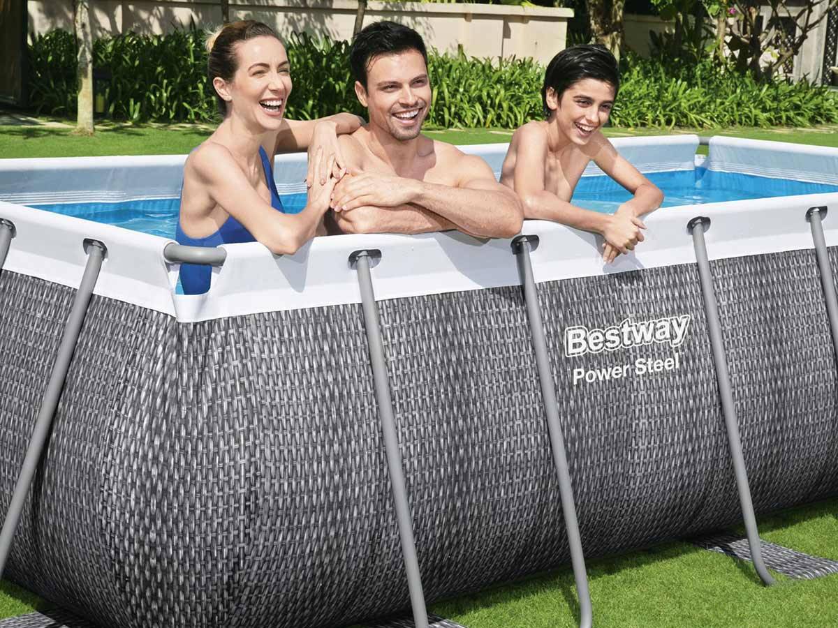Bestway - Piscine tubulaire rectangulaire Power Steel 4,04 x 2,01 x 1,00 m - Bestway - Image 5