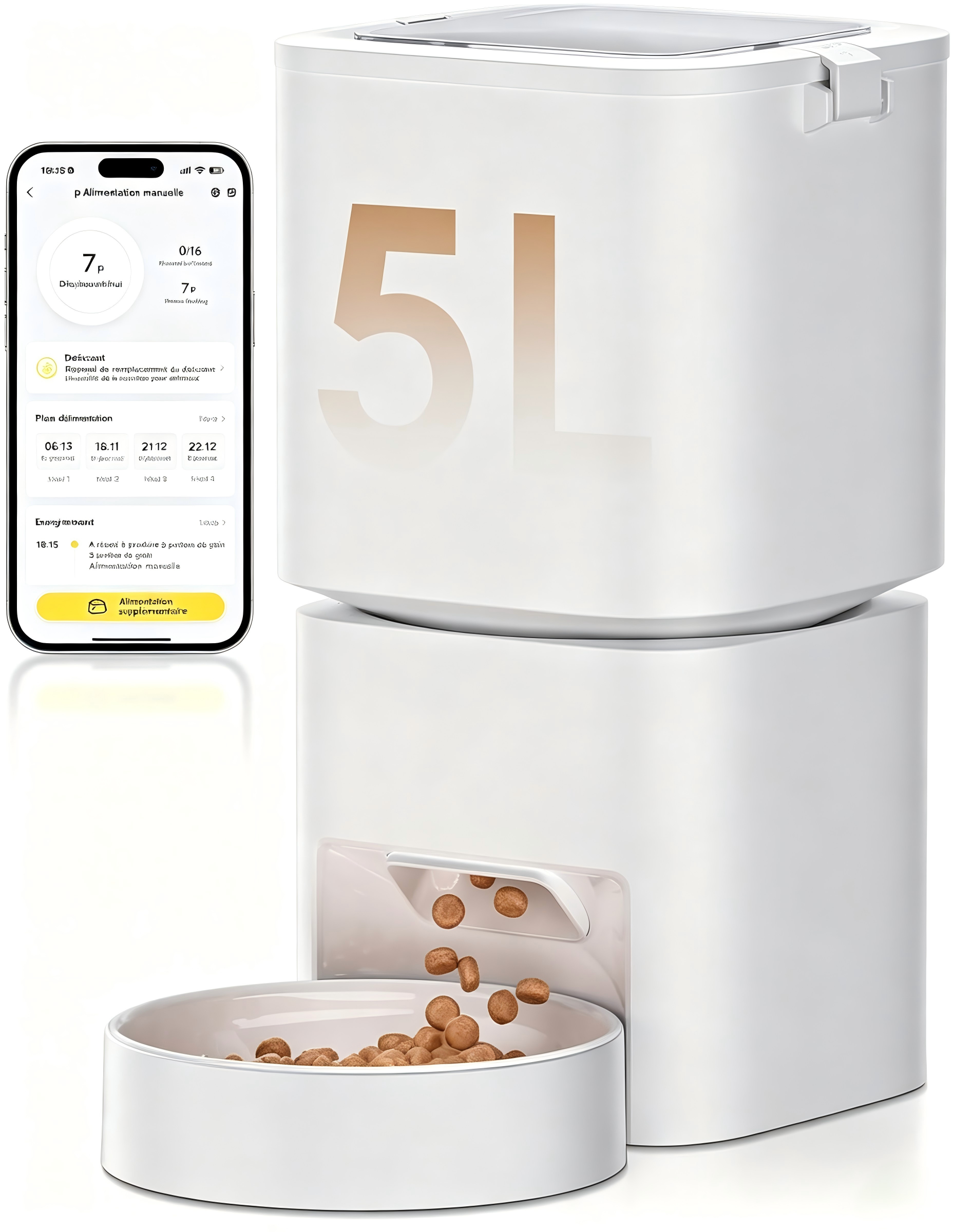 Sans Marque - Distributeur automatique de nourriture pour chats DUDUPET - Image 1