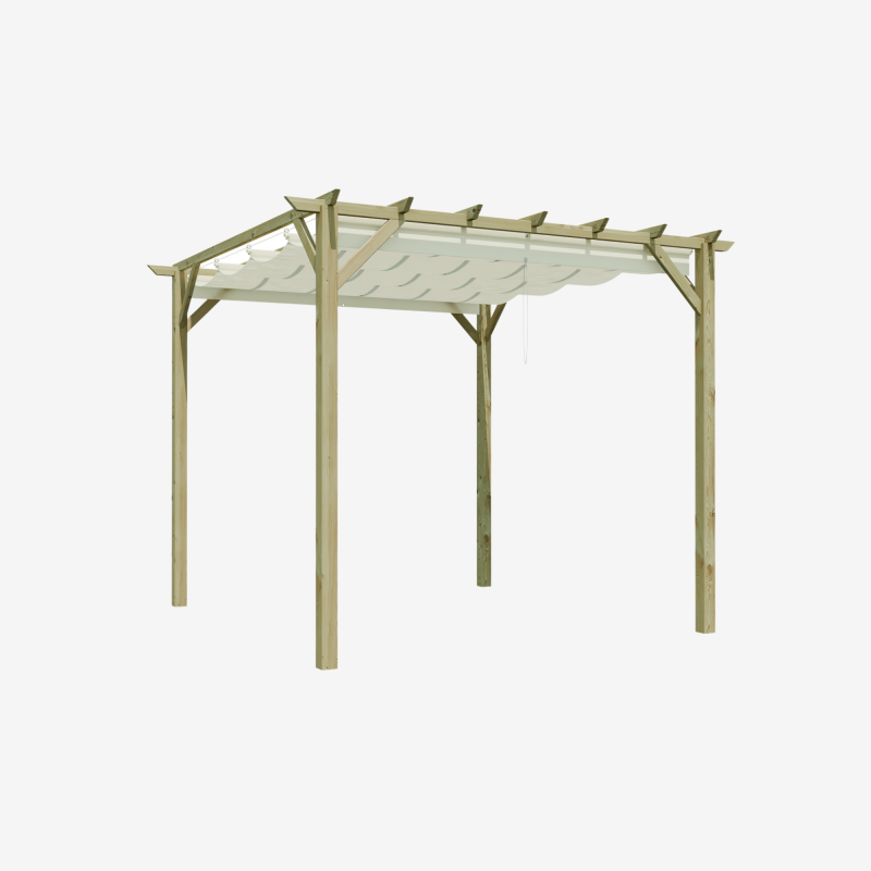 Cerland - PERGOLA BOIS 2,47X3X3M - Image 1