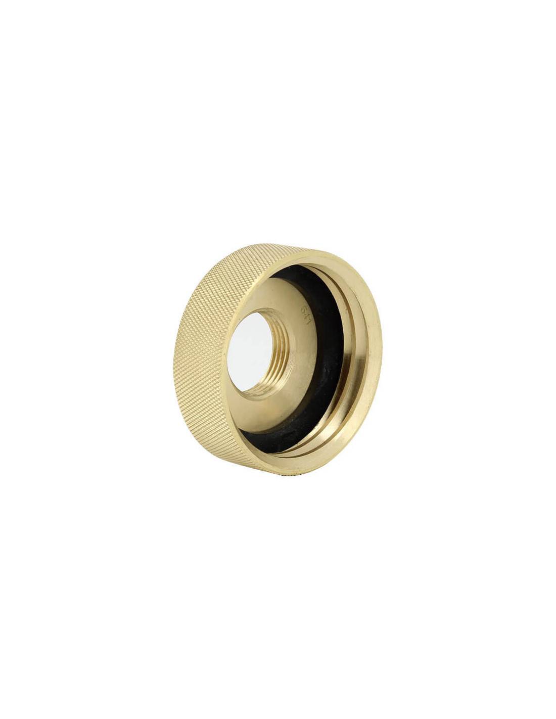 Bouchon S60X6 Laiton avec épaulement - Femelle 3/4'' - Image 3