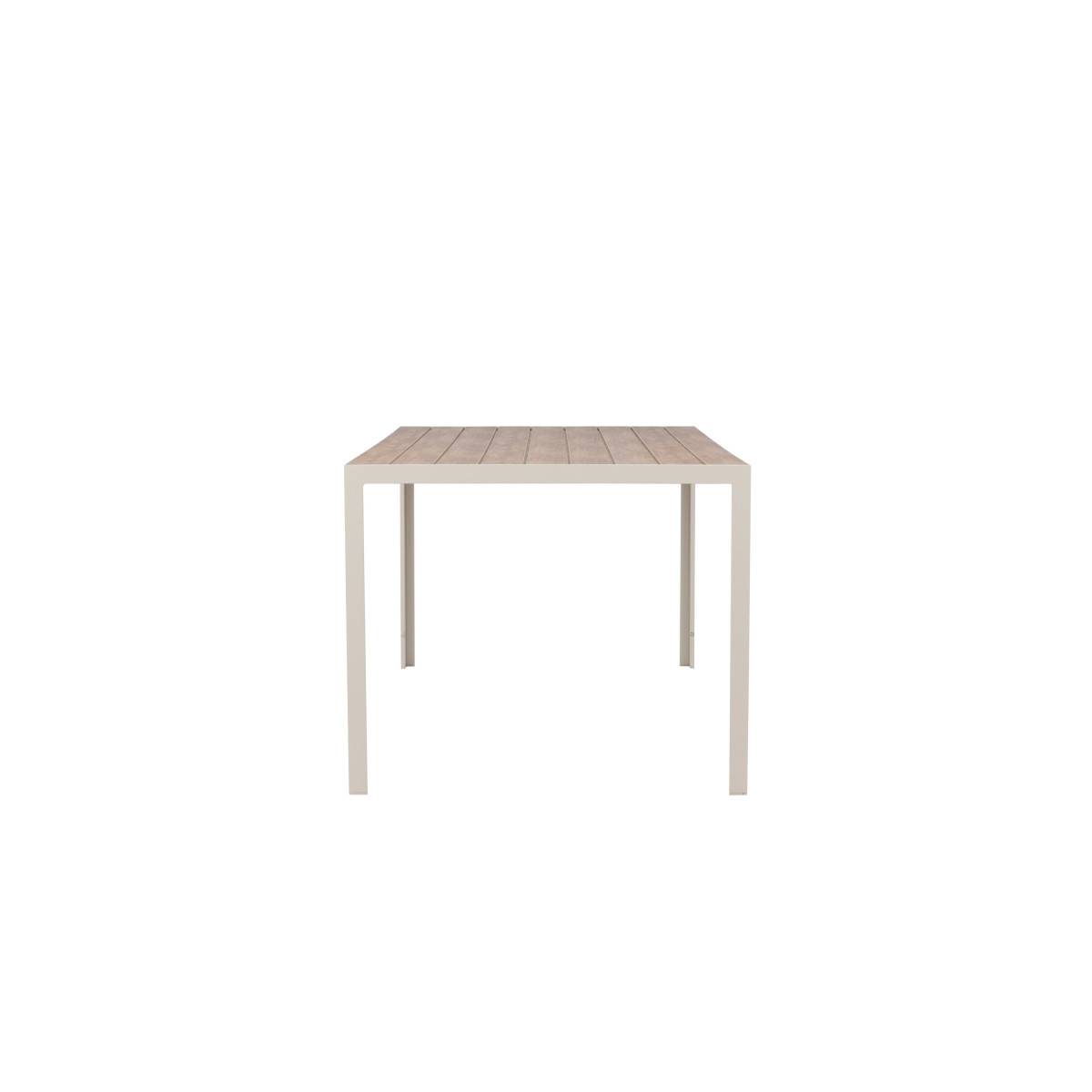 Paris Prix - Table de Jardin "Break" 205cm Beige & Naturel - Image 2
