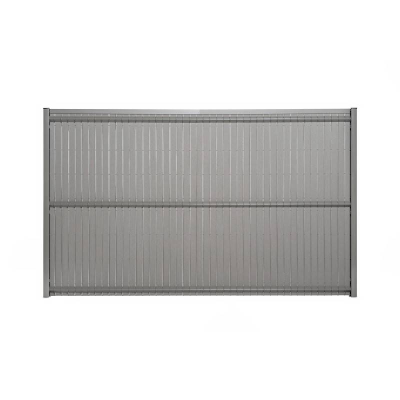 Kit lamelles occultantes rigide composite H 1m53 L 2m50 Gris quartz - Easy Clôture