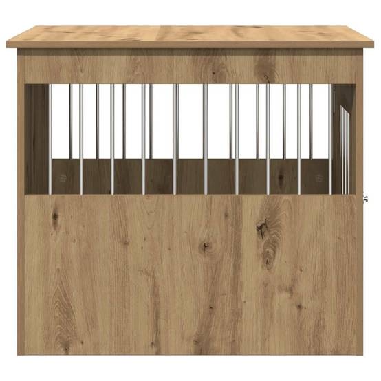 Niche plastique bois et acier marron 55 x 75 x 65 cm - Prolenta premium p371.4 - Image 6