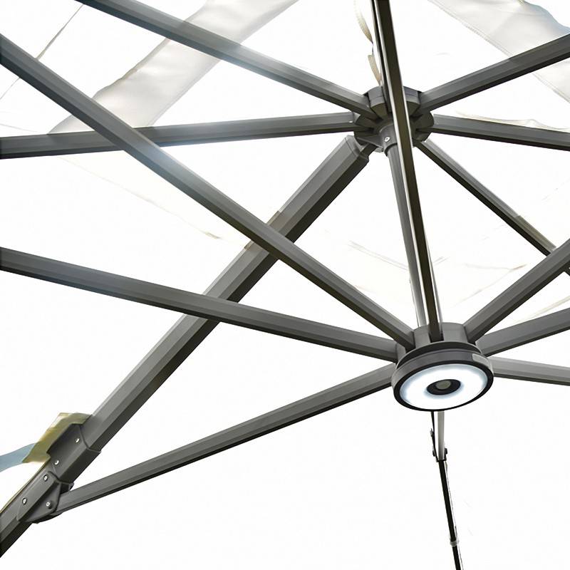Parasol déporté écru 4x3 m Neptunia - Gecko Jardin - Image 7
