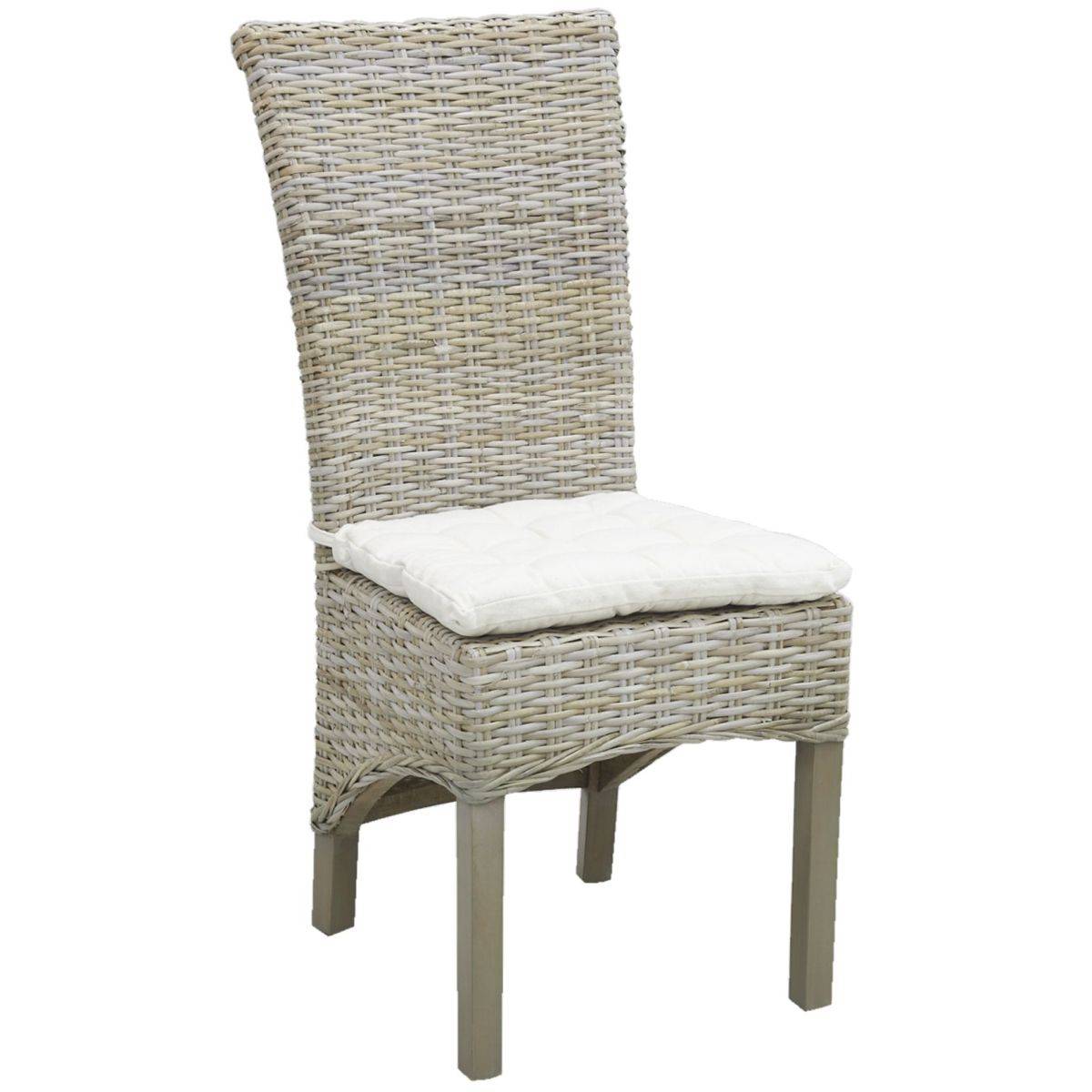 Aubry Gaspard - Chaise en acajou teinté - Image 1