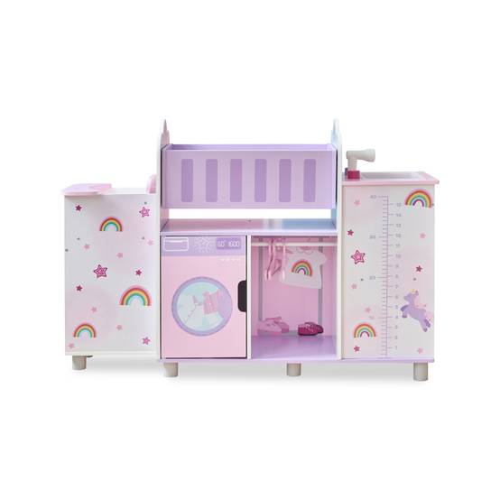 Nursery Poupée 6-en-1 en, Violet, Teamson Kids - Image 4