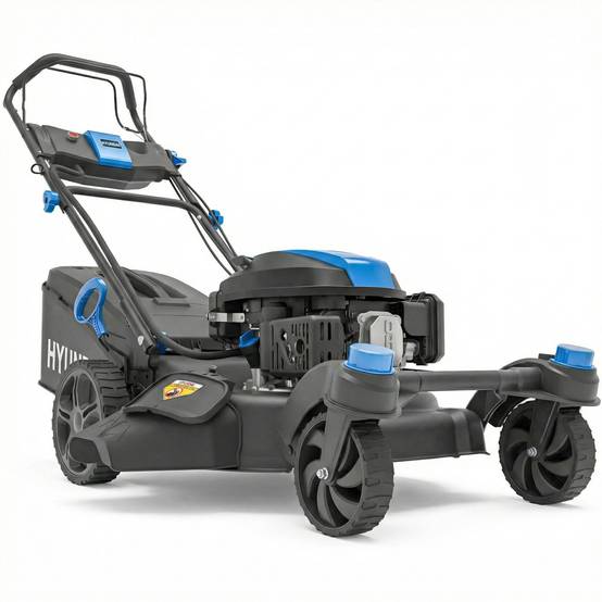 Tondeuse à Gazon Thermique Autotractée 51 cm 196 cm3 Roues Pivotantes HYM20200SPEZX-EU Hyundai - Image 1