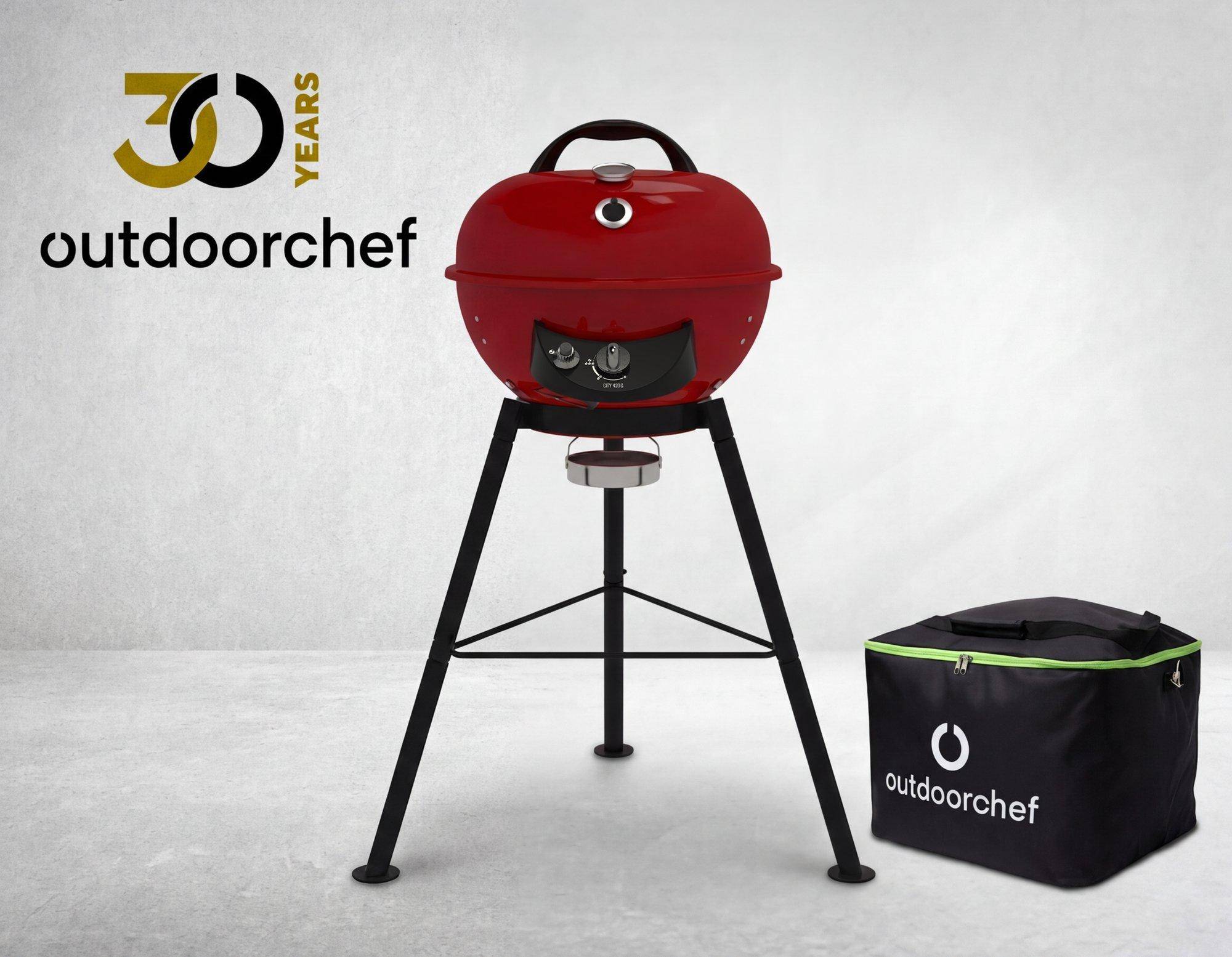 Barbecue à gaz CITY 420 G ROUGE 30MBAR - Image 6