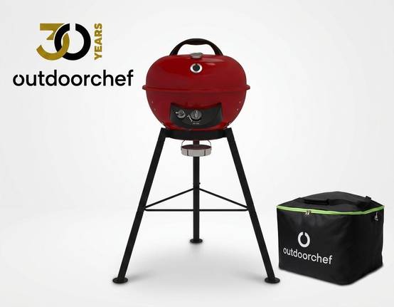 Barbecue à gaz CITY 420 G ROUGE 30MBAR - Image 1