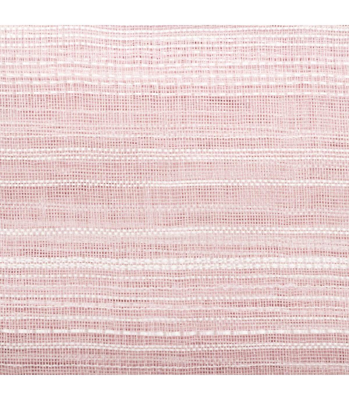 Voilage à œillets Rose tissage à rayures 140 x 240 cm - Image 3