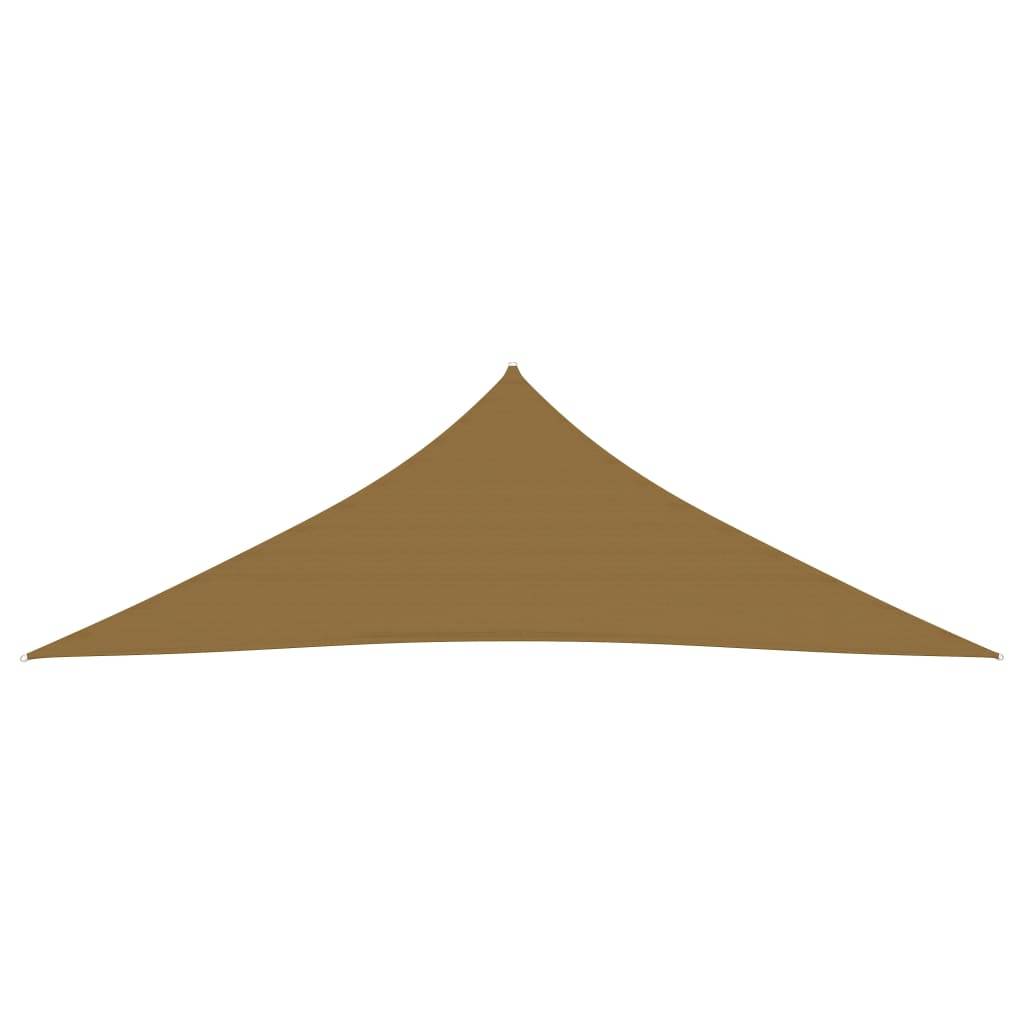Helloshop26 - Voile toile d'ombrage parasol 160 g/m² PEHD 4 x 4 x 5,8 m taupe - Image 2