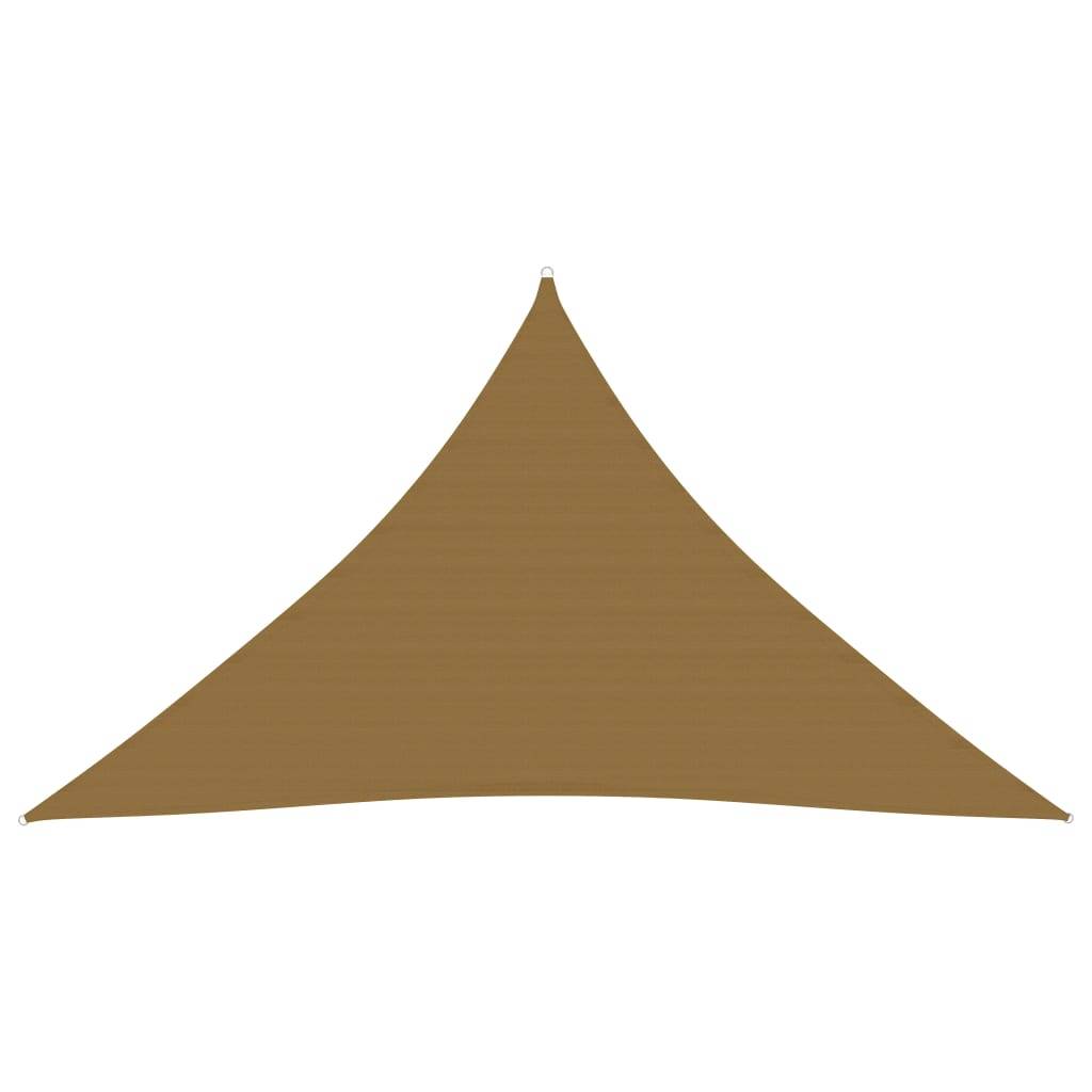 Helloshop26 - Voile toile d'ombrage parasol 160 g/m² PEHD 4 x 4 x 5,8 m taupe - Image 1