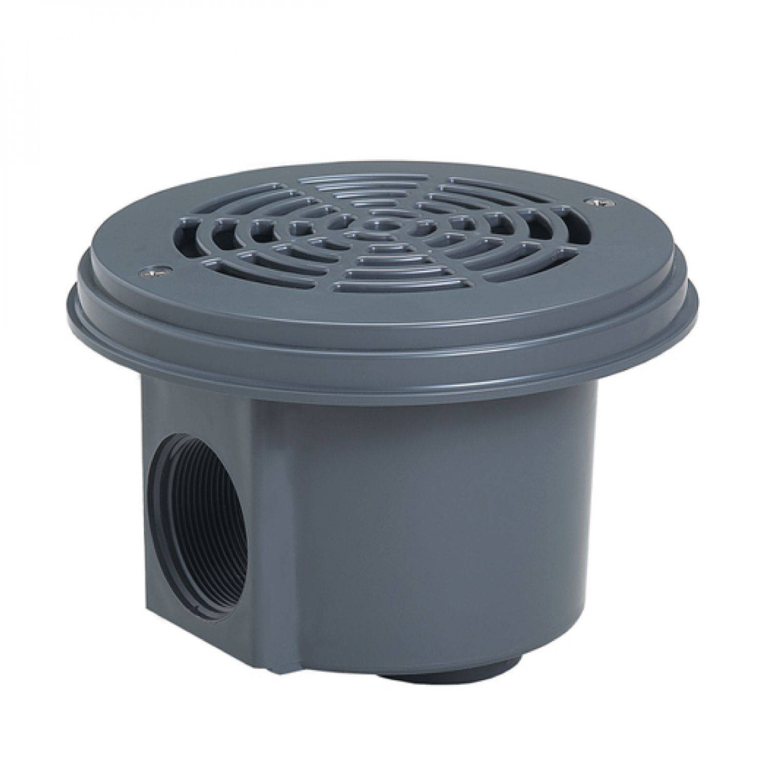 Lot de 2 bondes de fond pour piscine liner - Gris foncé - 3253DGRPAK2 - Hayward