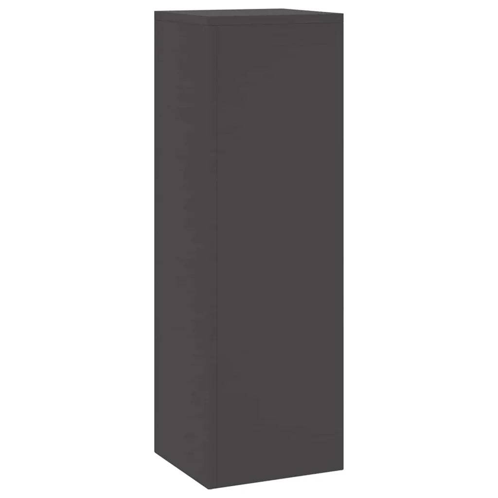 Helloshop26 - Lot de 2 supports de plantes modernes extérieurs 24 x 24 x 75 cm en acier noir - Image 2