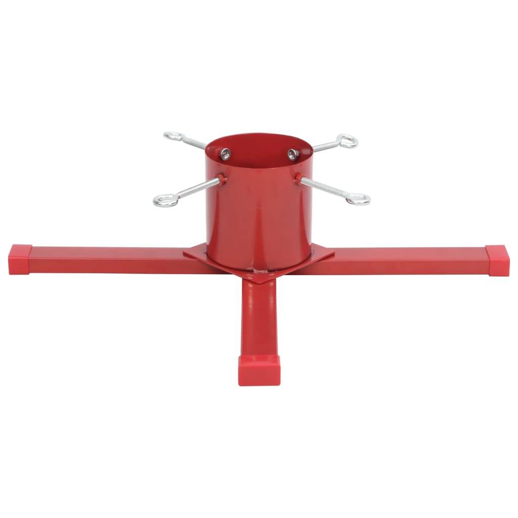 Pied de Sapin - Support de sapin de Noël - Base de Sapin rouge 61x61x15,5 cm - Image 5