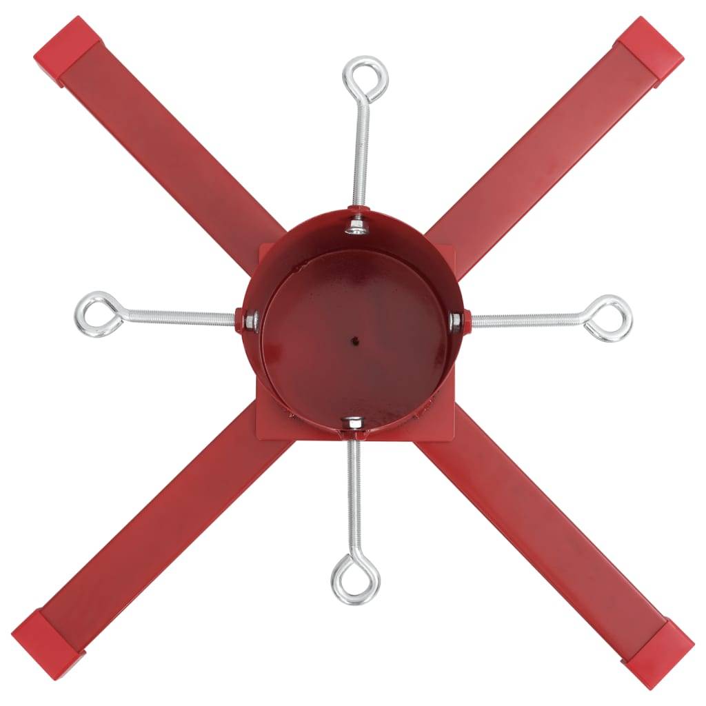 Pied de Sapin - Support de sapin de Noël - Base de Sapin rouge 61x61x15,5 cm - Image 6