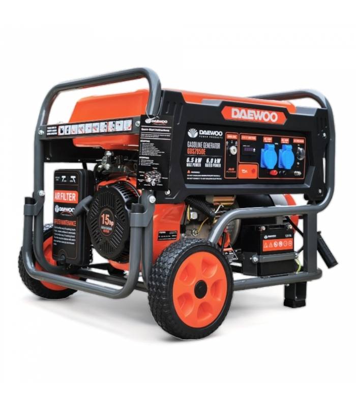 Groupe électrogène à essence 6500W, démarrage électrique, Régulateur AVR  - DAEWOO GDS7950E - Image 5