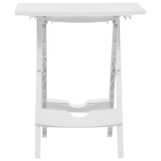 Table bois composite Prolenta Blanc 44,5 X 38,5 X 50 cm - P87209B - Image 3