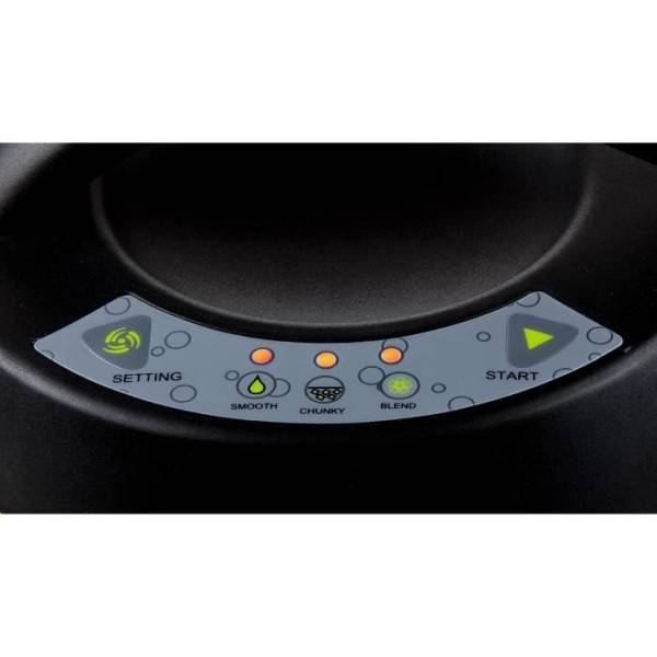 Mixeur Electrique Blender chauffant DOMO - noir - 1,6L – 3 programmes - 1000 Watt - DO498BL - Image 2
